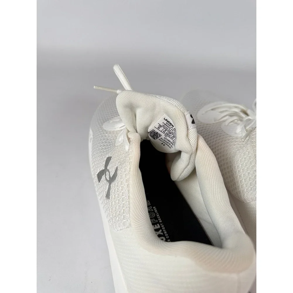 Under Armour Charged Pursuit 3 Mens Running Shoes White‎ Silver 3024878-101 15